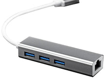 Charger l&#39;image dans la galerie, Phoenix USB-C vers Ethernet, adaptateur multiport USB3.0 x 3, boîtier en alliage d&#39;aluminium
