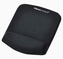 Charger l&#39;image dans la galerie, Tapis de souris/repose-poignet Fellowes PlushTouch avec technologie FoamFusion - Noir
