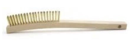 Brosse métallique Manche courbé Laiton