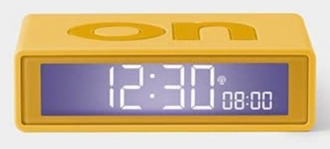 Lexon Réveil Flip LCD Amarillo