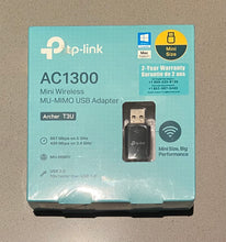 Charger l&#39;image dans la galerie, Mini adaptateur USB MU-MIMO sans fil AC1300 de TP-Link
