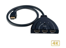 Charger l&#39;image dans la galerie, Commutateur Techly 3 ports HDMI bidirectionnel (IDATA HDMI)
