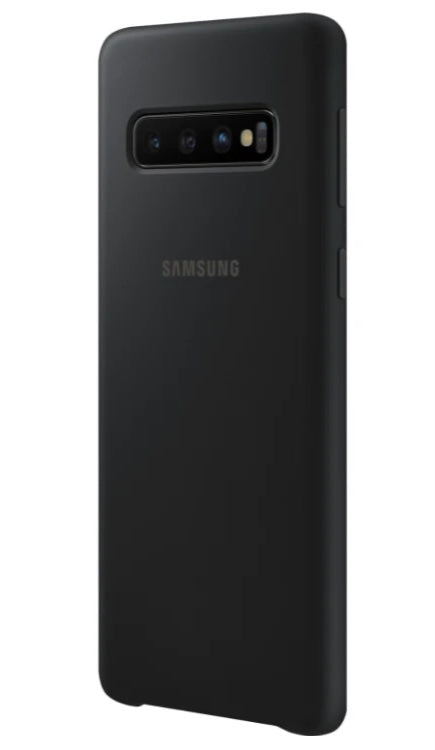 SAMSUNG Coque de protection en silicone d'origine pour Galaxy S10 - Noir