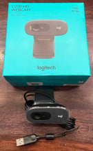 Charger l&#39;image dans la galerie, Webcam Logitech C270 HD avec micros à réduction de bruit pour les appels vidéo - Noir
